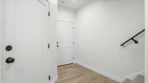 This is not the exact unit. All units have the same style and finishes throughout.