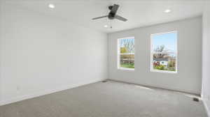 This is not the exact unit. All units have the same style and finishes throughout.