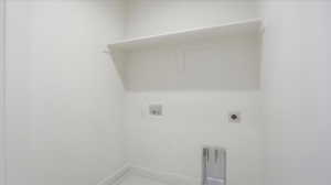 This is not the exact unit. All units have the same style and finishes throughout.