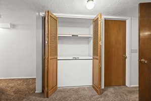 View of closet with included freezer