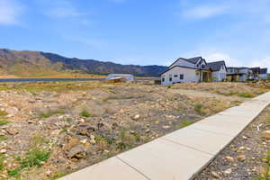 View of mountain background
