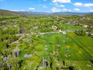 Drone / aerial view of mountains