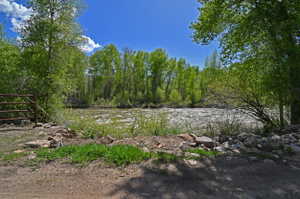 View of nature with a large body of water
