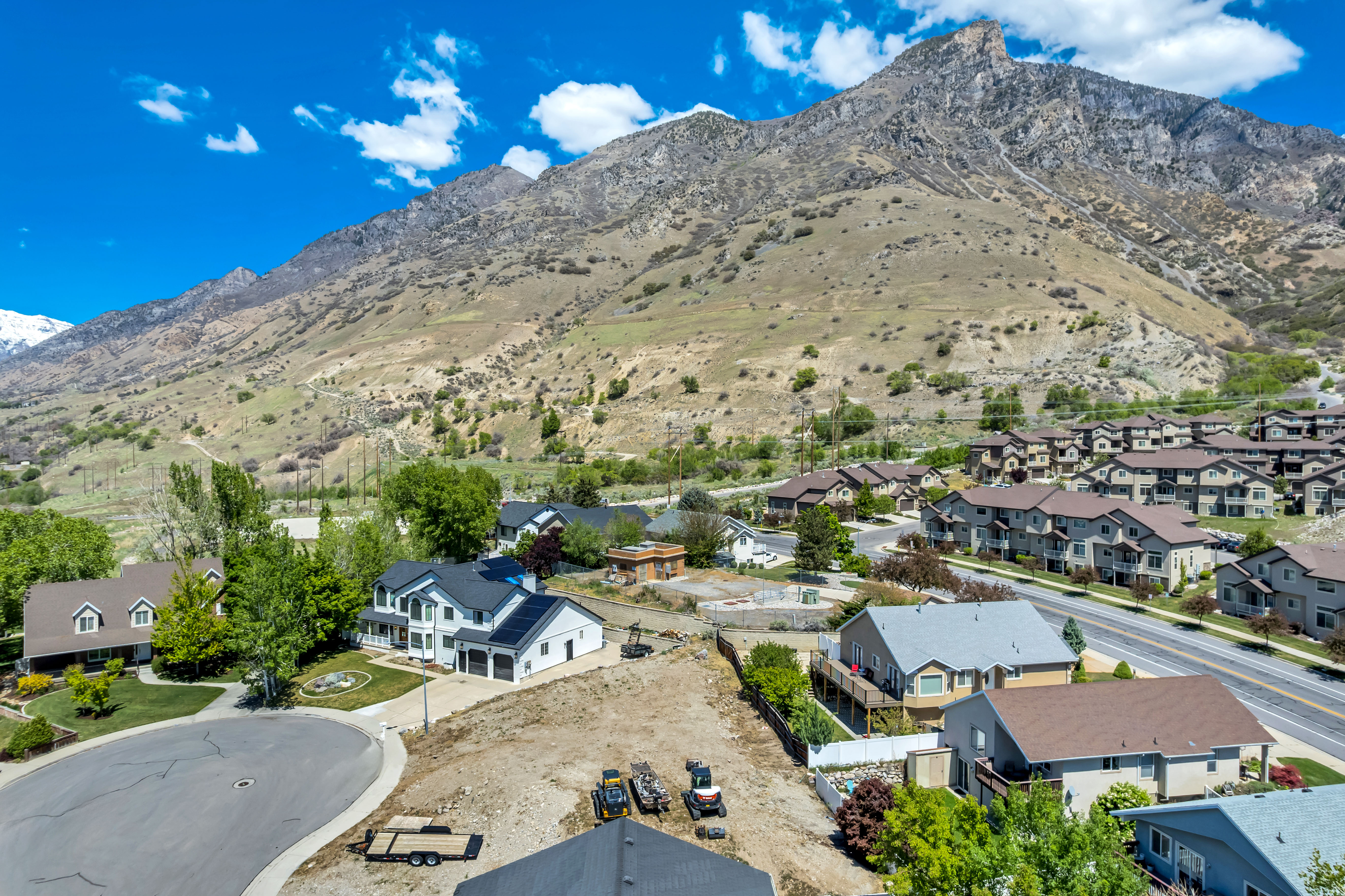 Ariel view looking North - mountain views.