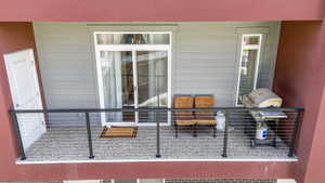 Patio / terrace featuring area for grilling