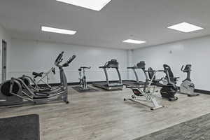 View of exercise room