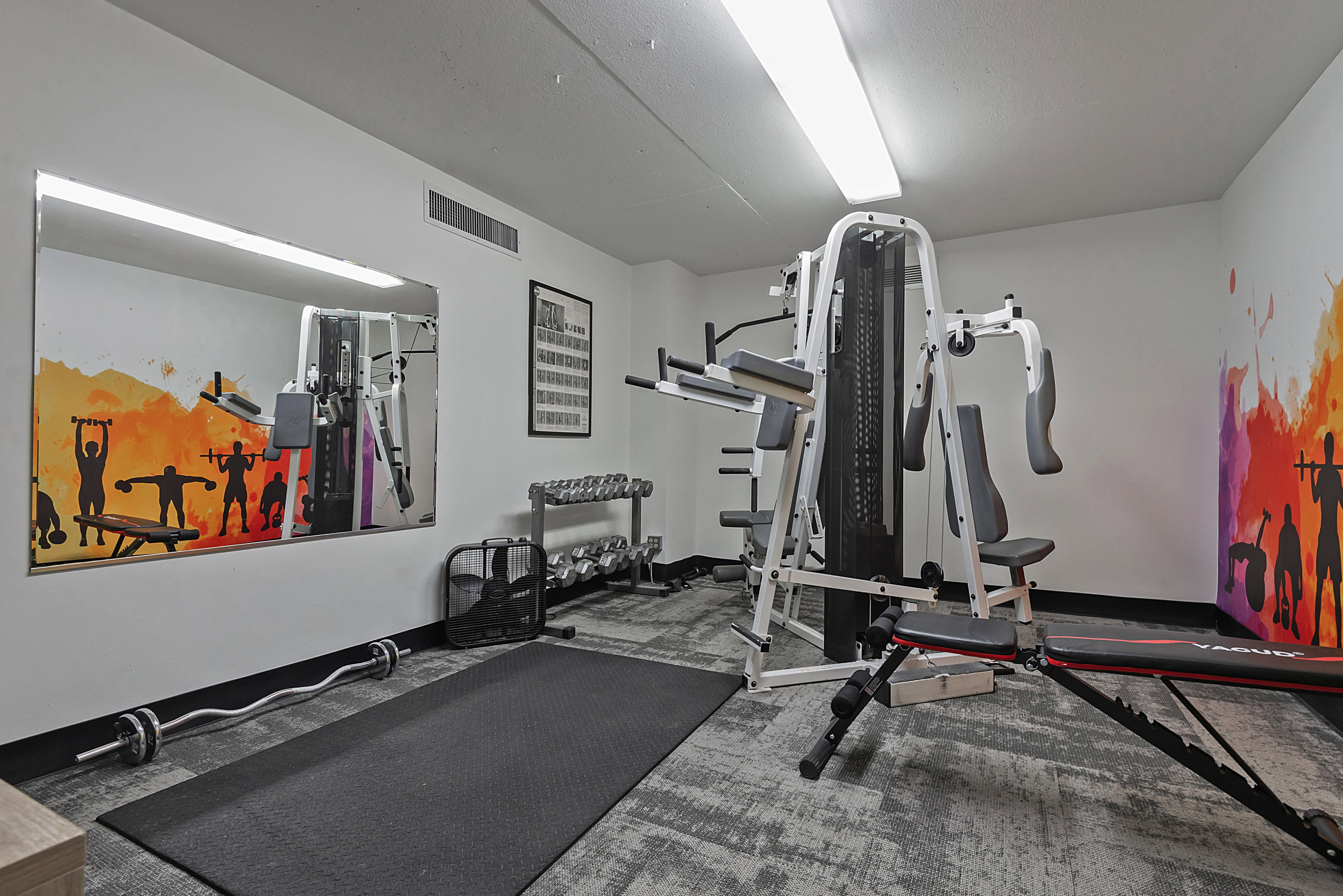 View of exercise area