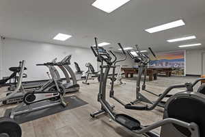 View of exercise room