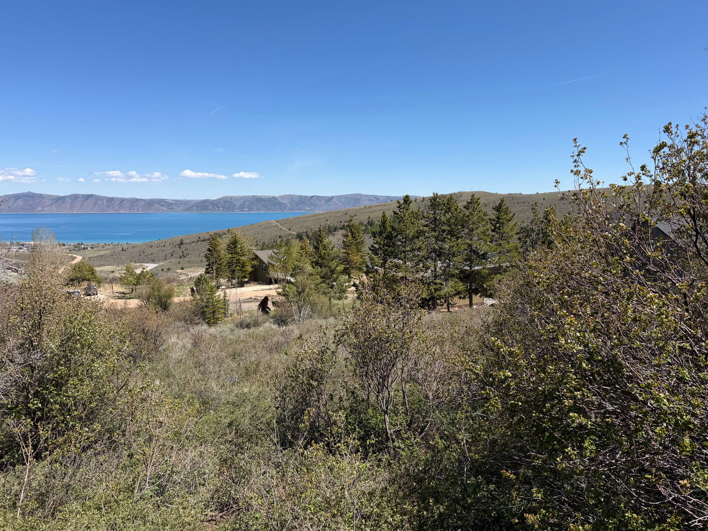 View of mountain background