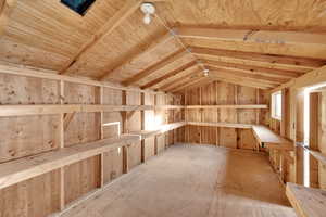 View of storage area