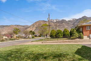 View of mountain background
