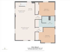 View of floor plan / room layout