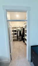 Master walk in closet