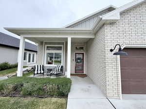 Covered front porch