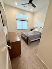 Guest bedroom on main level