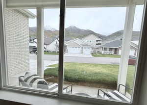 Mountain view from the parlor/office