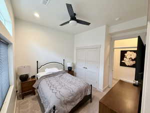 Guest bedroom on main level