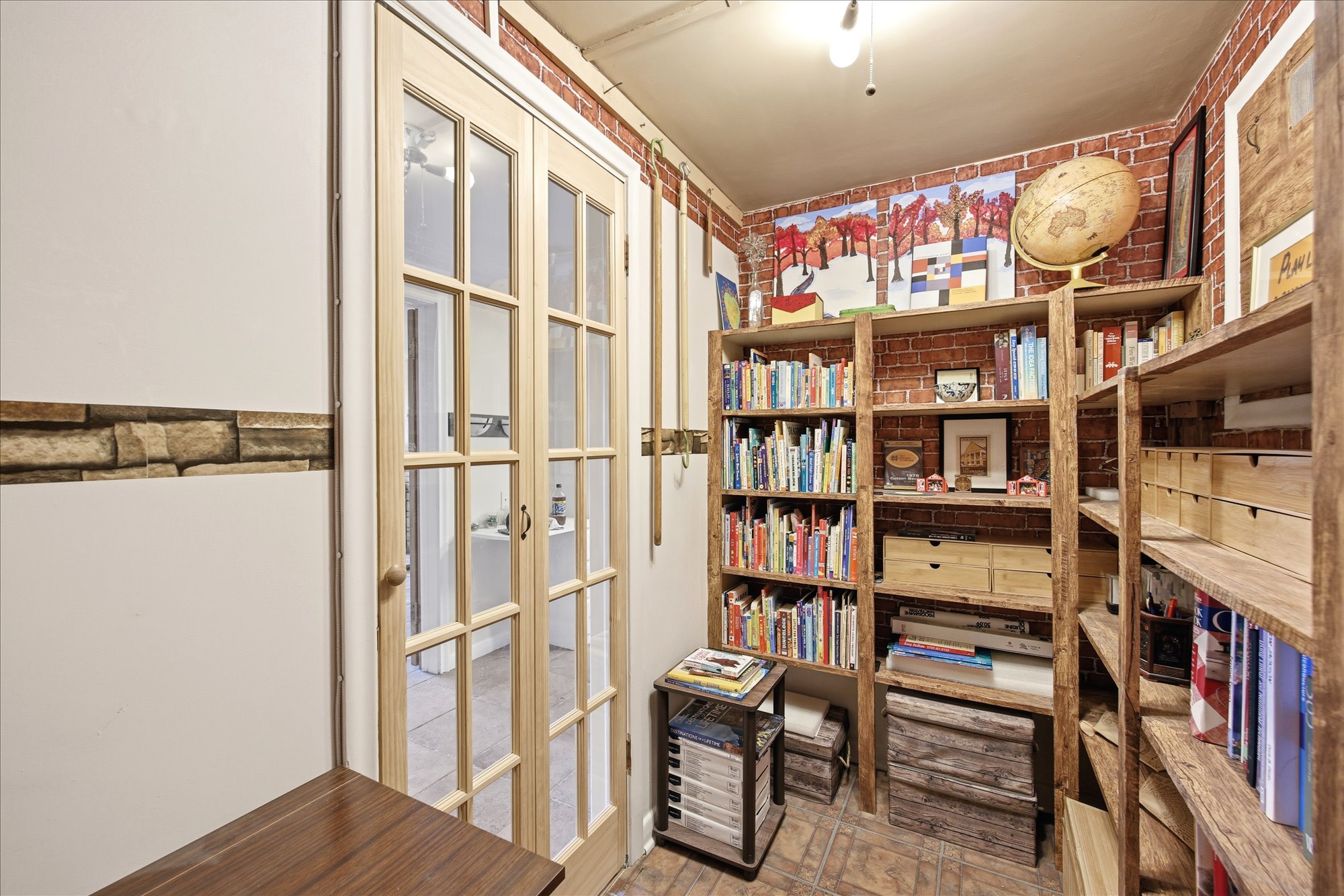 View of storage area