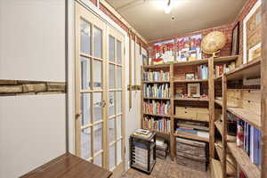 View of storage area