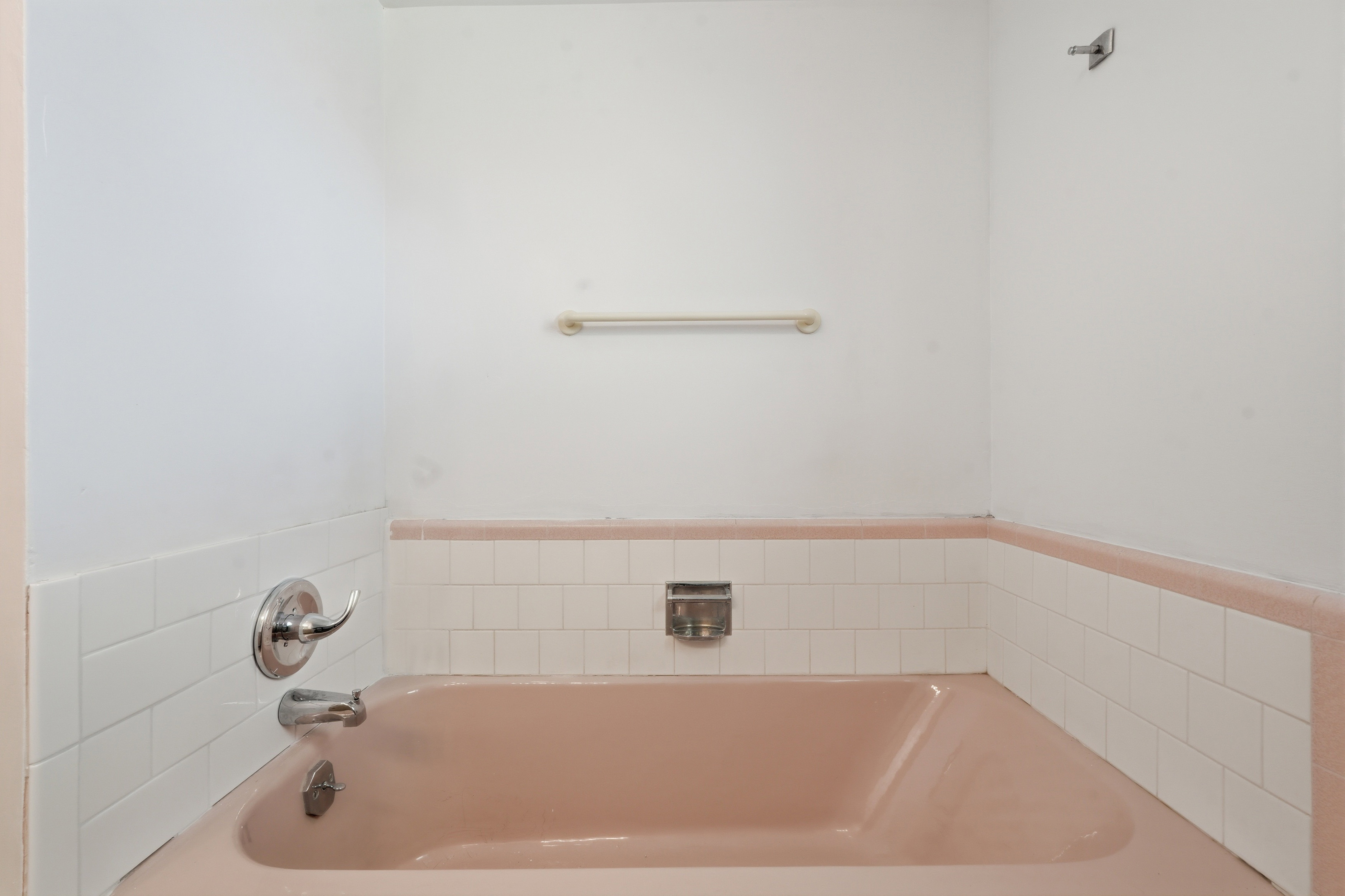 Bathroom with a garden tub