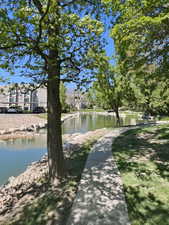 Pond next to the condo