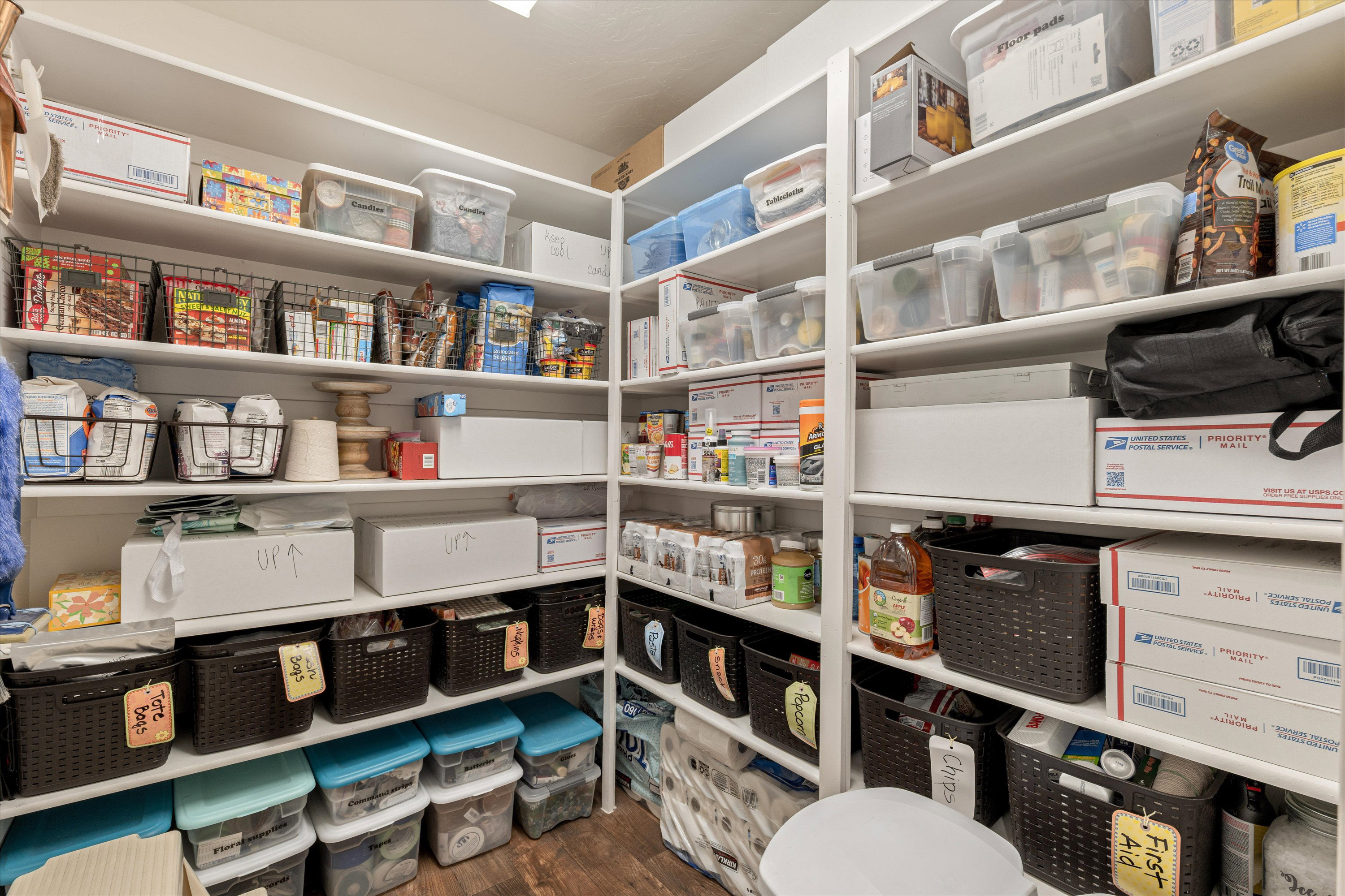 View of storage area