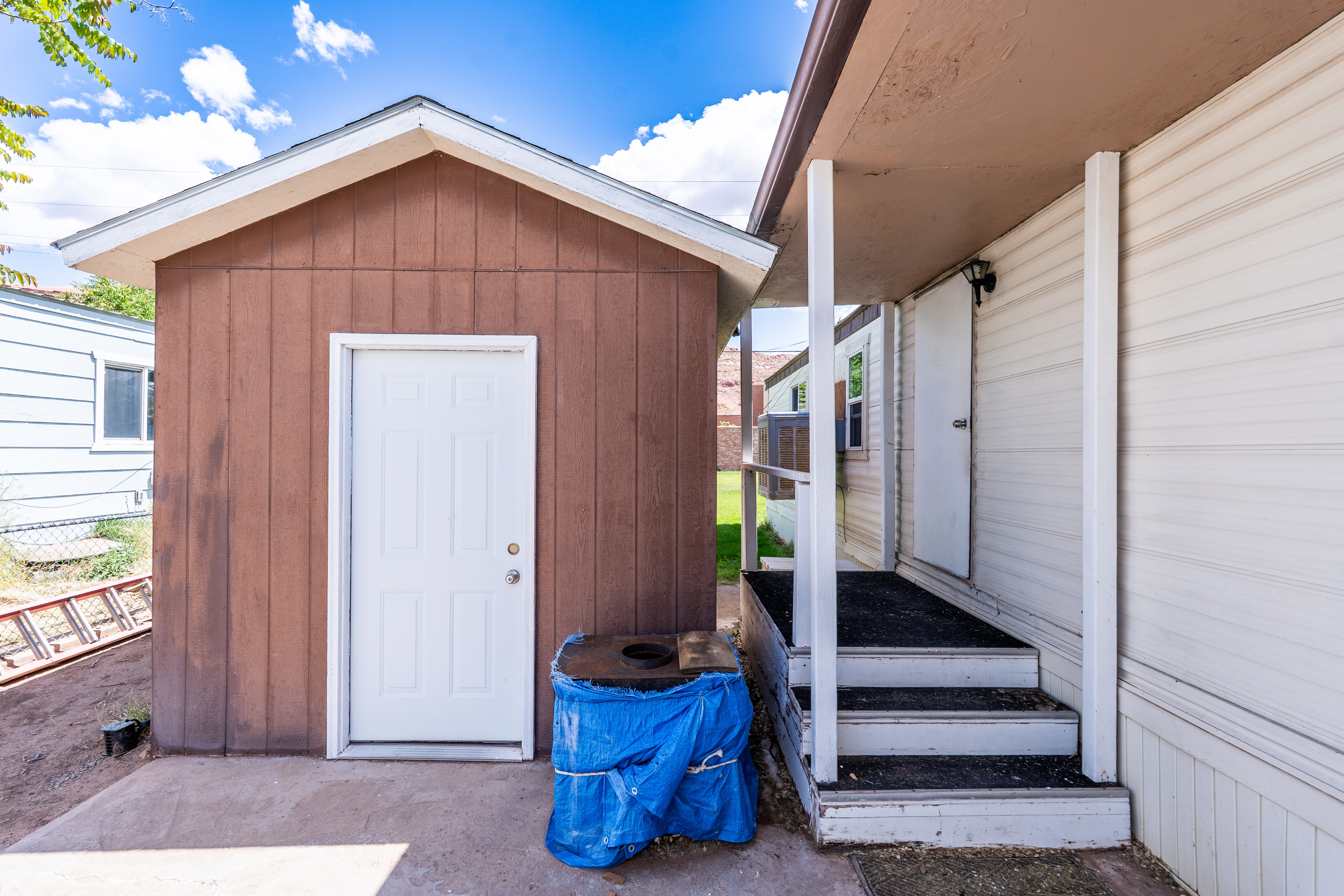 Doorway to property