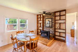 Main Home, natural gas fireplace