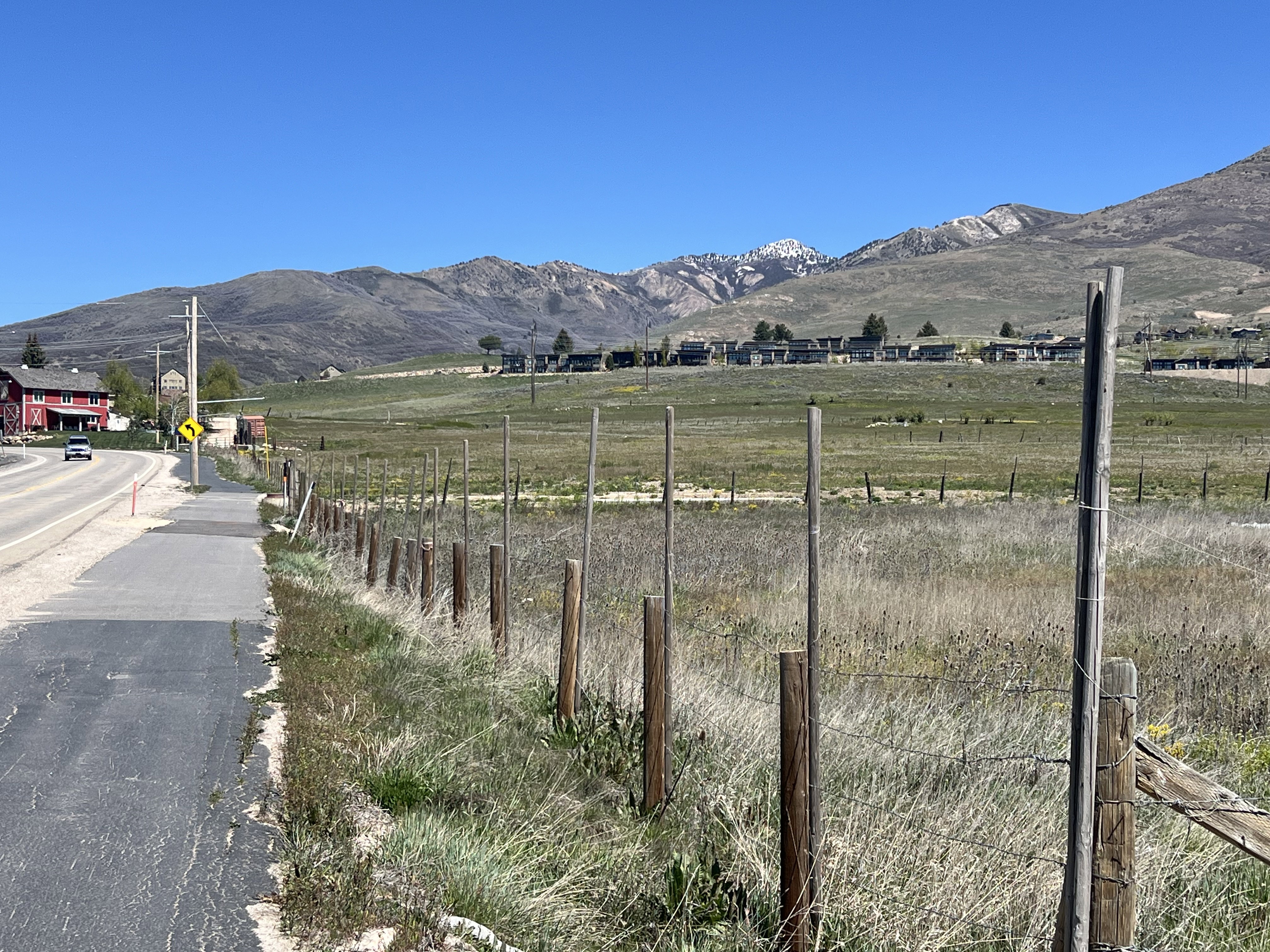 Mountain view featuring rural landscape