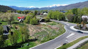 Bird's eye view of mountains