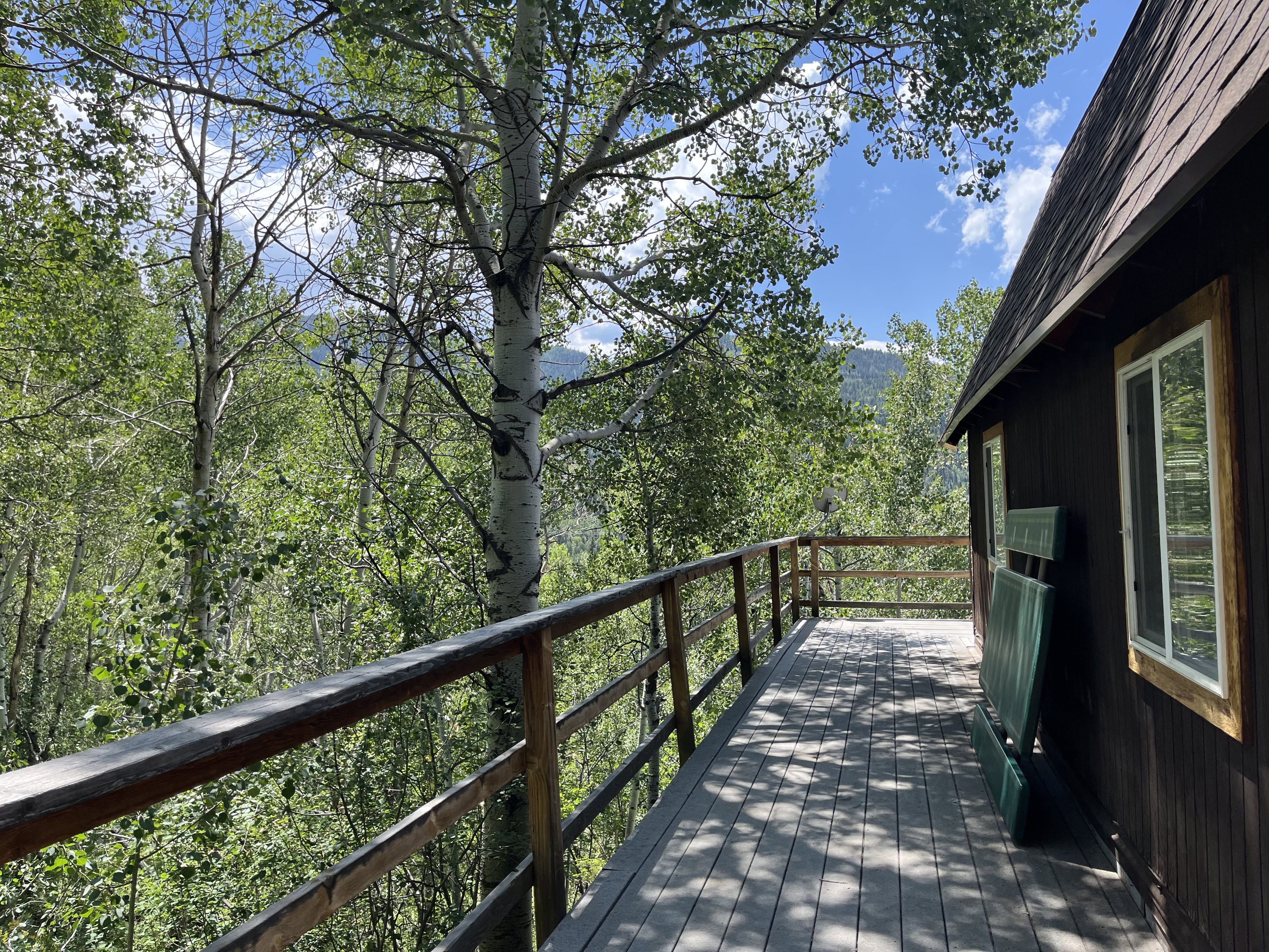 View of side deck.