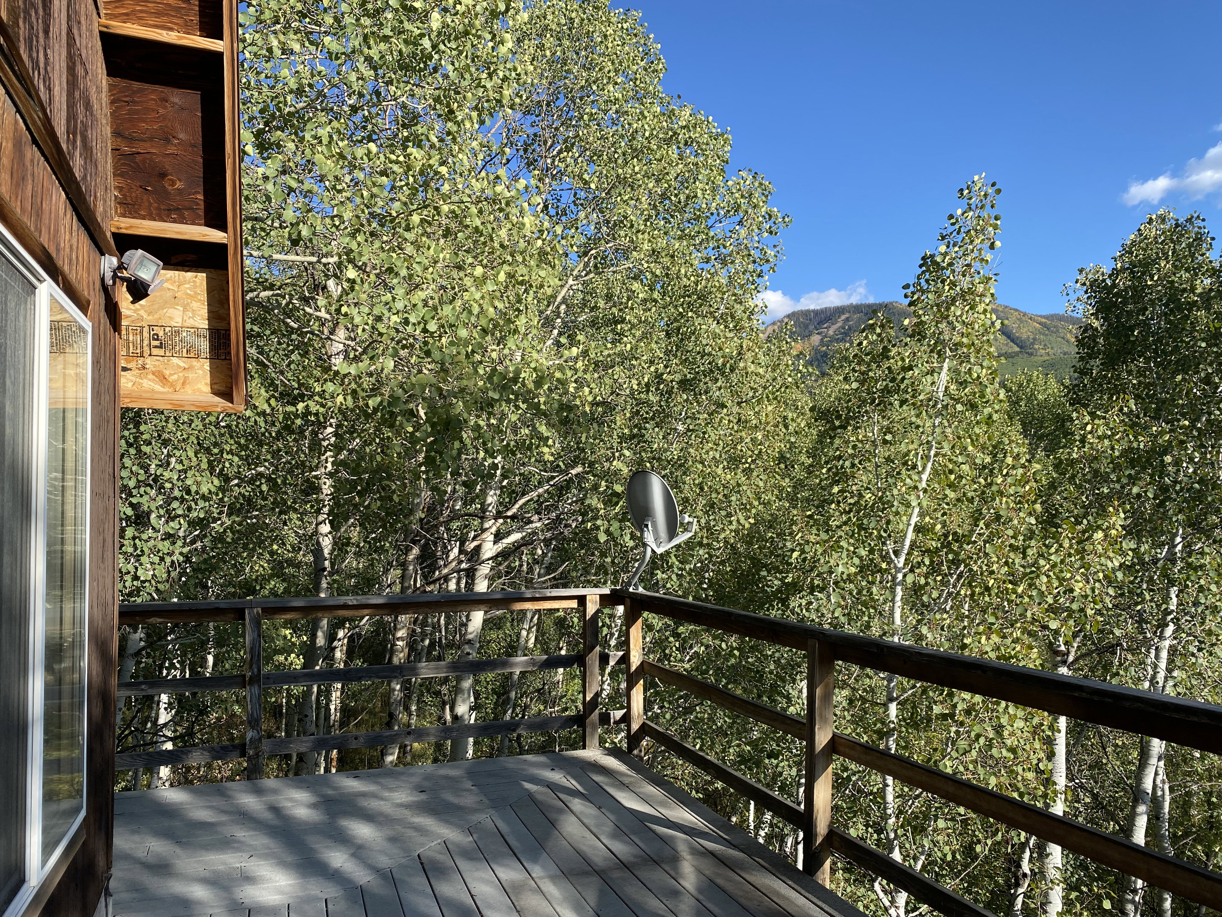 Mountain and valley views from back deck.