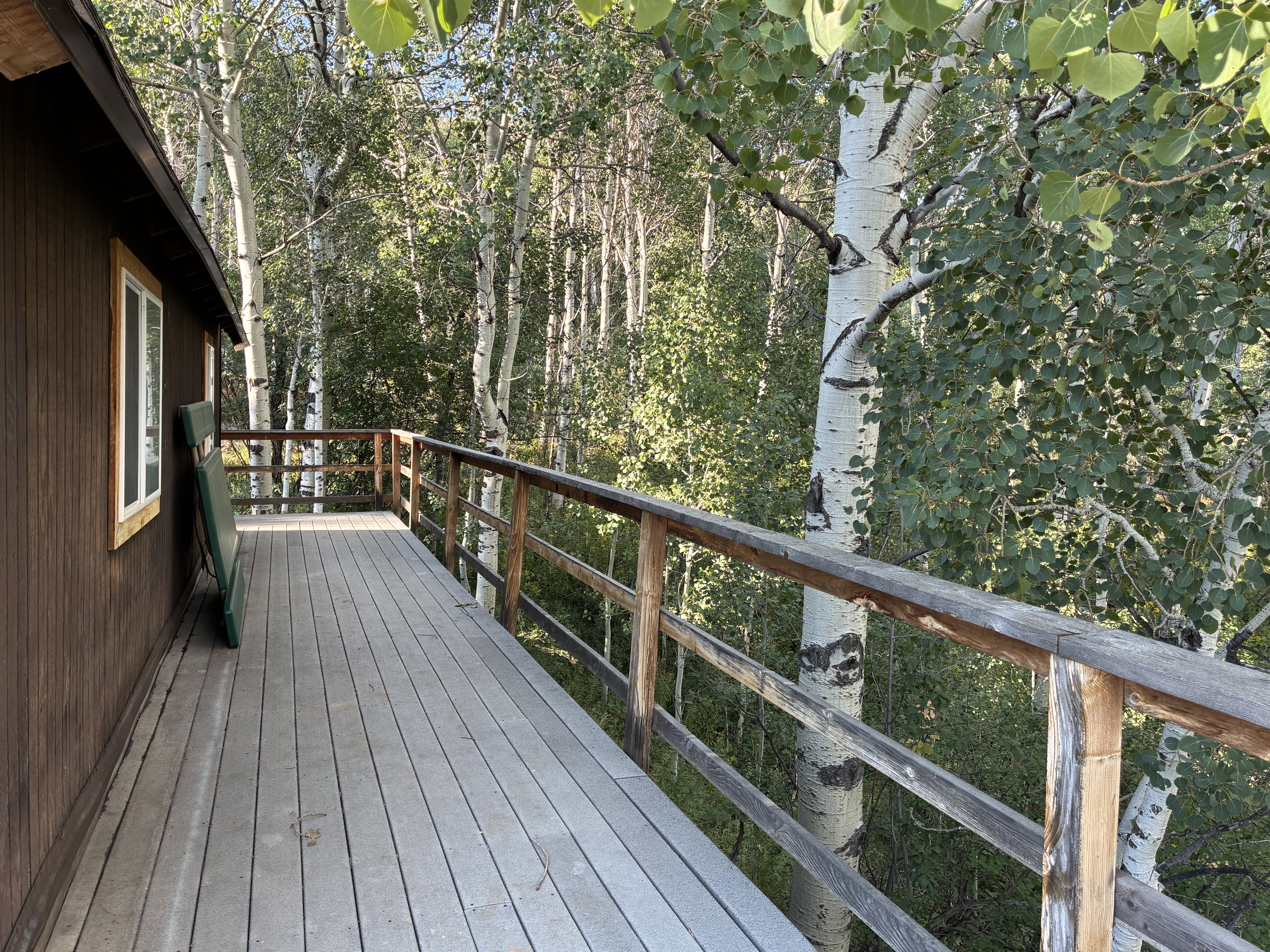View of side deck.