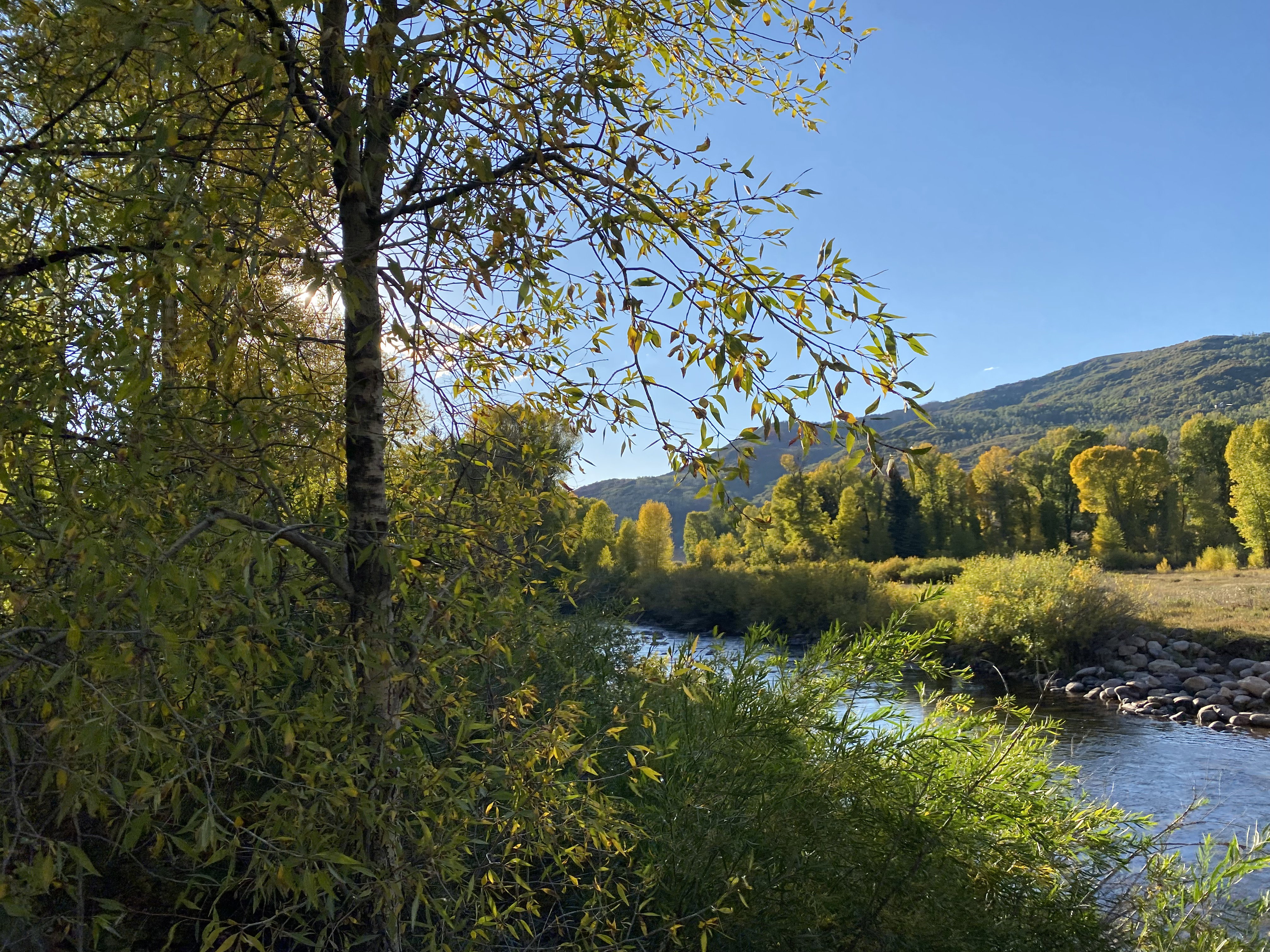 River crossing on the way to the cabin.