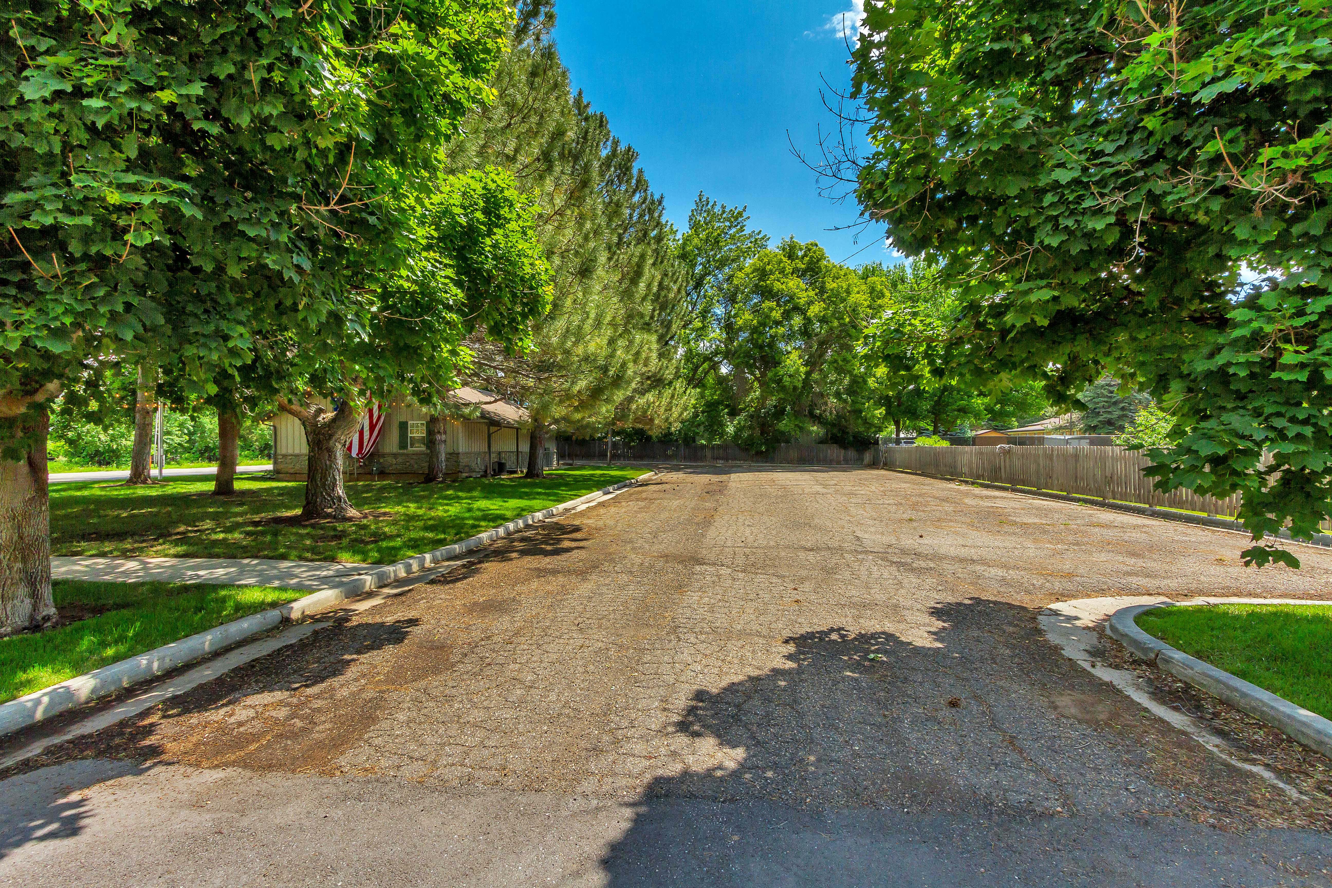 View of street with curbs