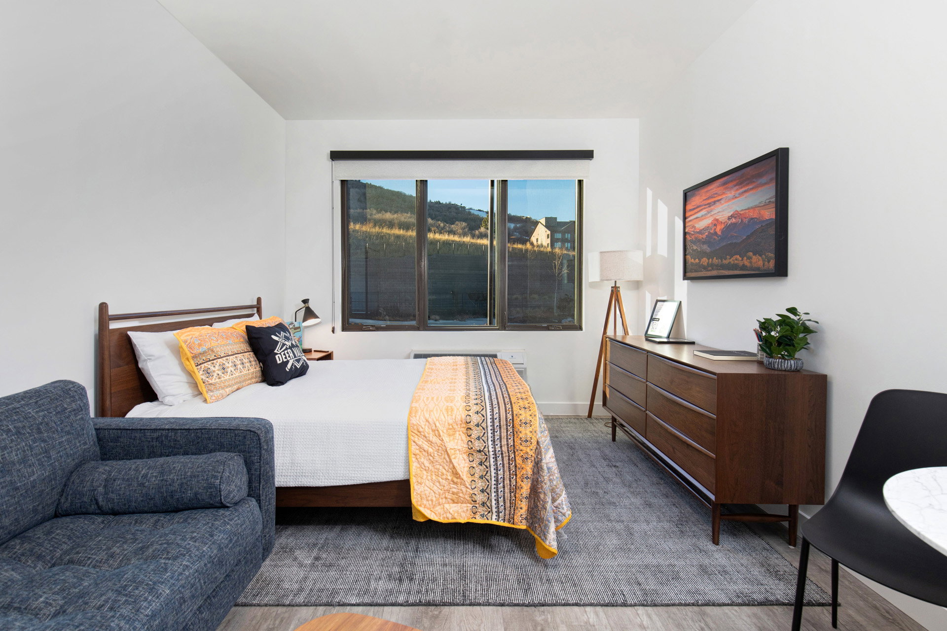 Bedroom featuring wood finished floors