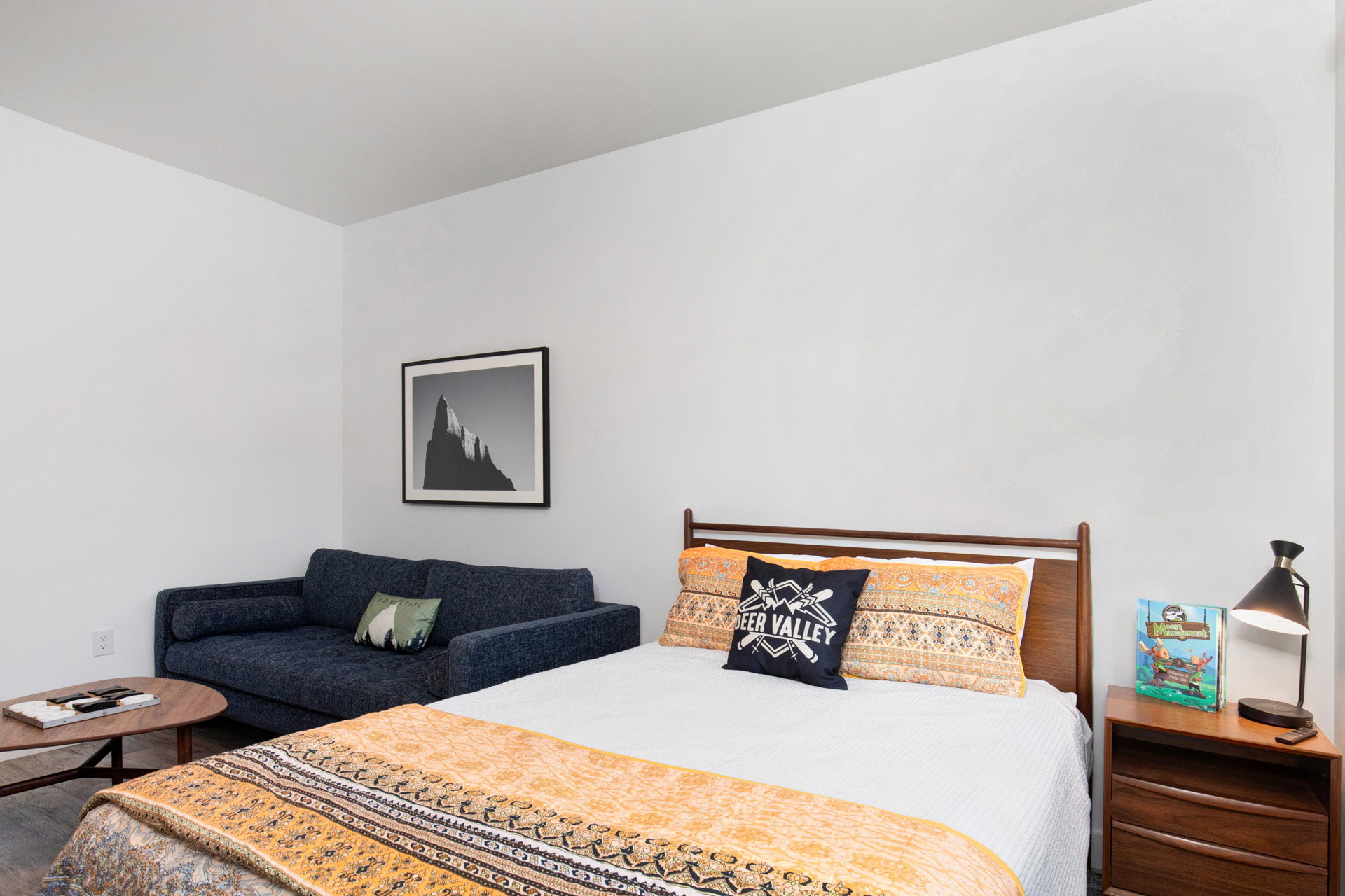 Bedroom featuring wood finished floors