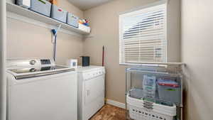 Laundry area