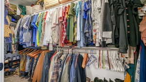 Master walk in closet