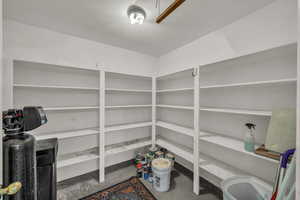 View of storage area