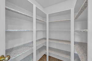 View of storage area