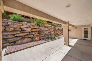 View of patio