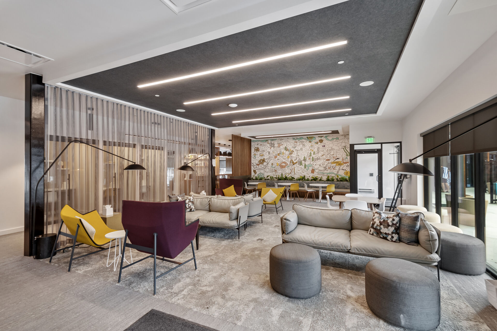View of community lobby