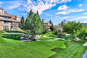 Interior putt putt amenity