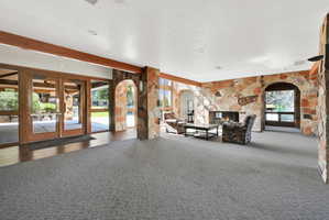 Sitting area within clubhouse