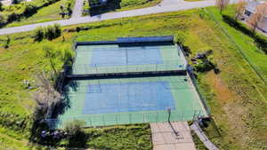 Pickleball, basketball, tennis court amenity