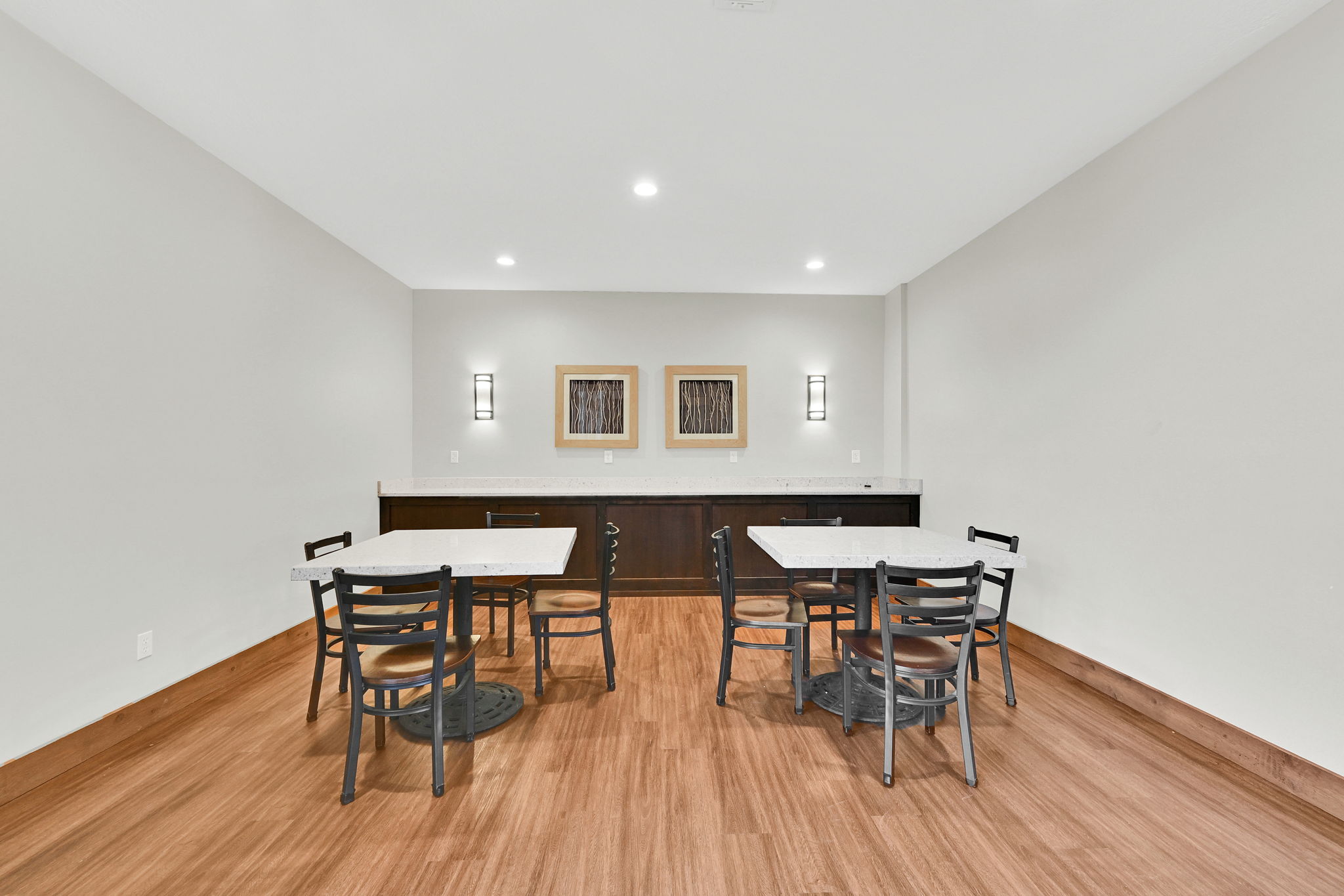 Dining area within clubhouse