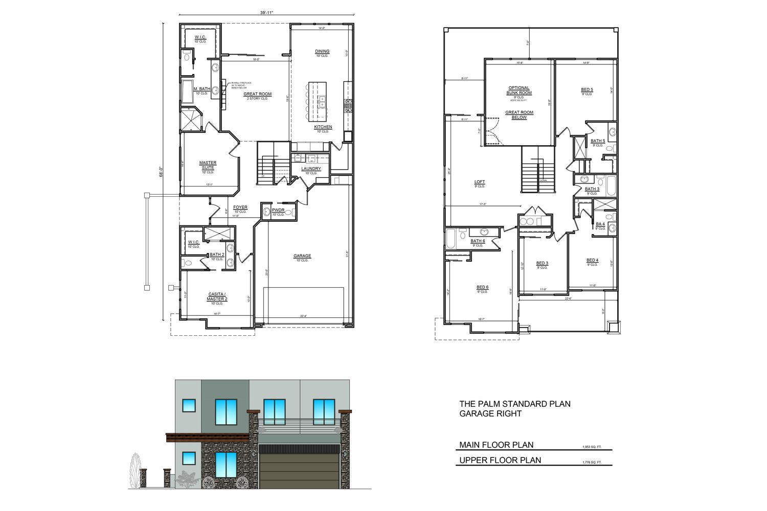 View of home floor plan