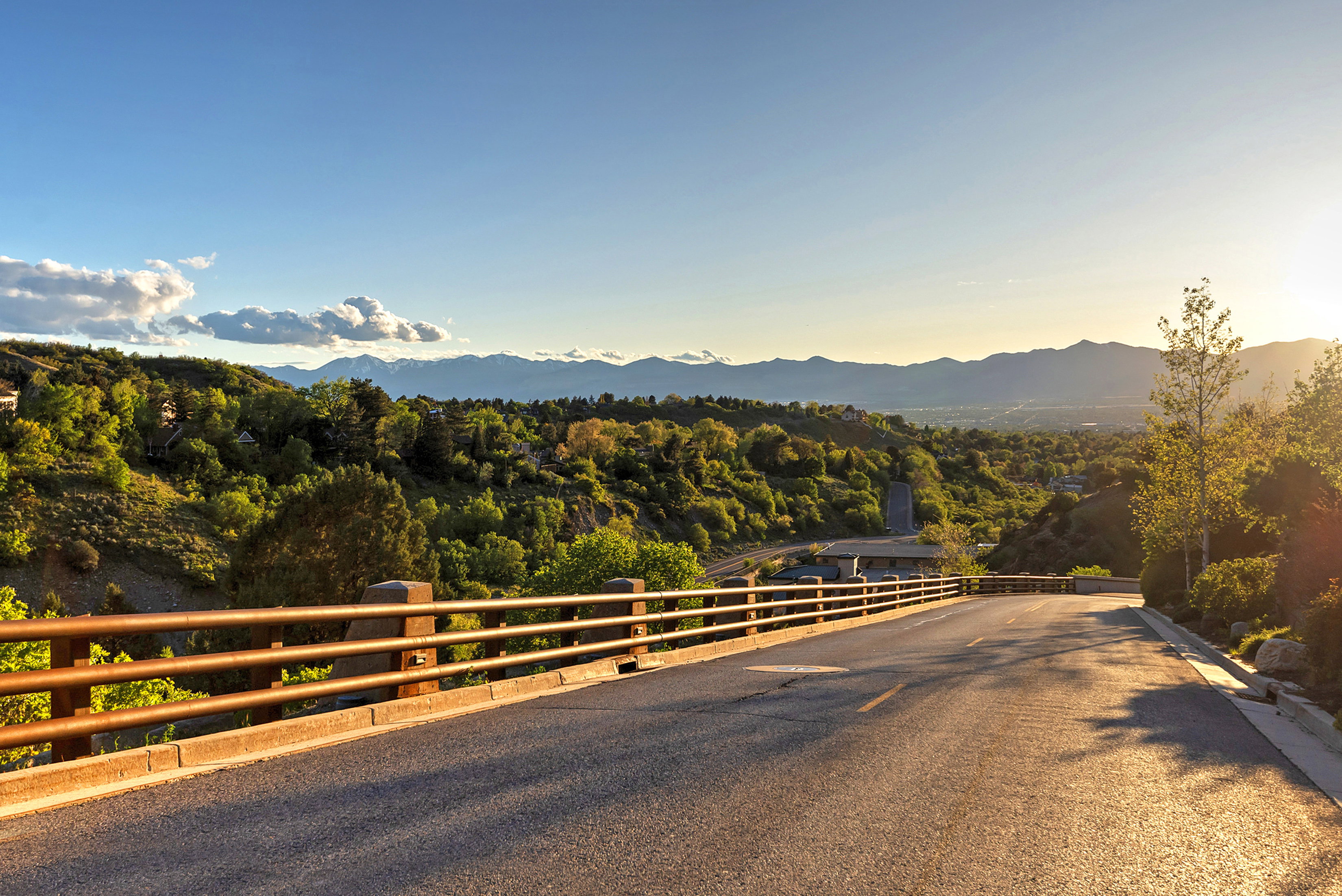 View of mountain backdrop