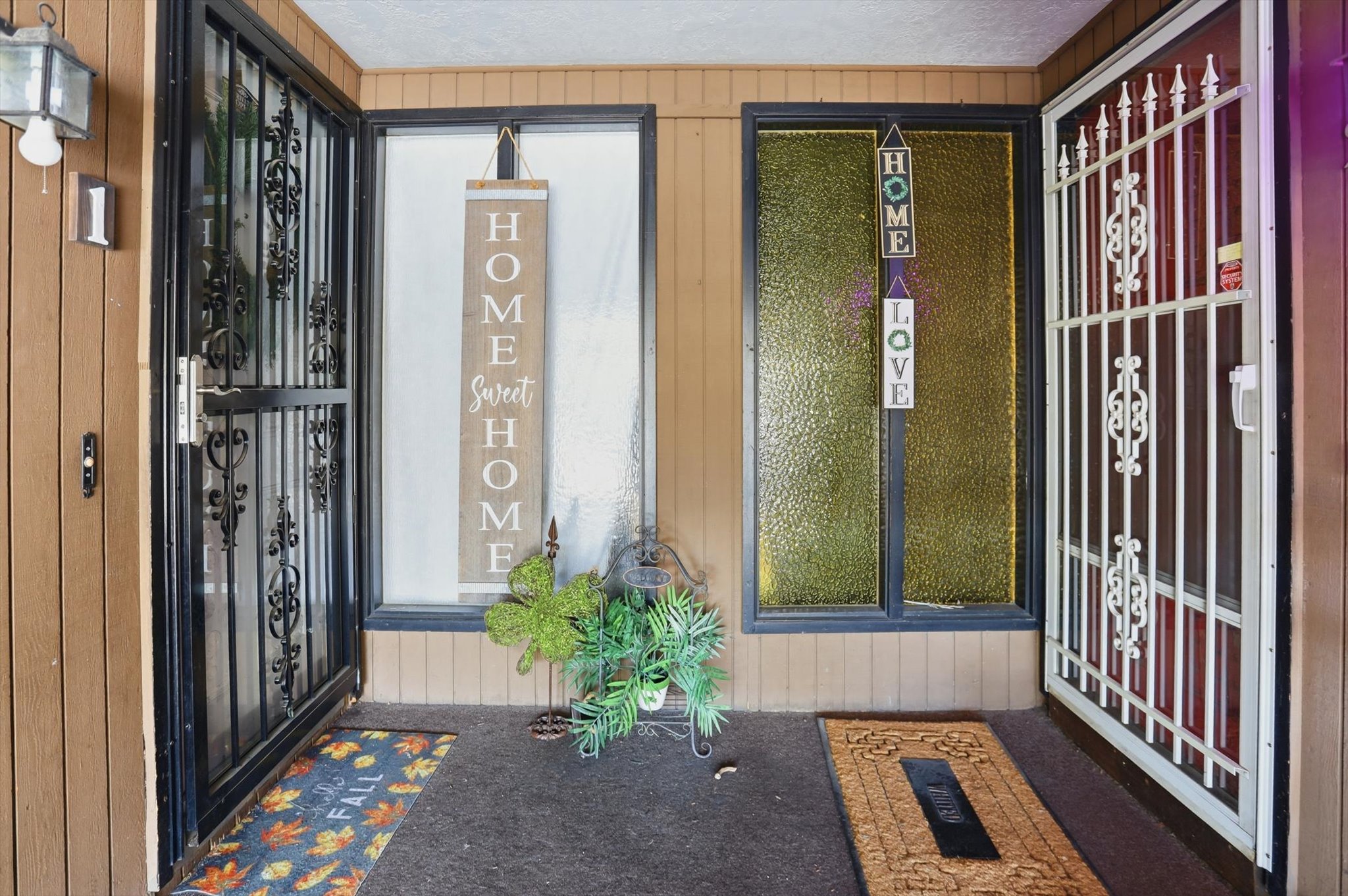 Doorway to property